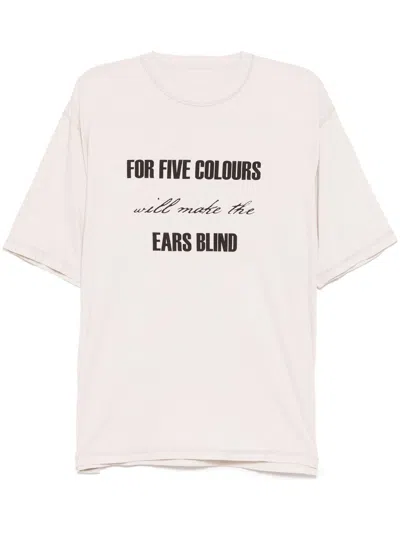 Undercover Slogan-print T-shirt In 中性色
