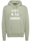 Undercover Slogan-printed Hoodie In Green