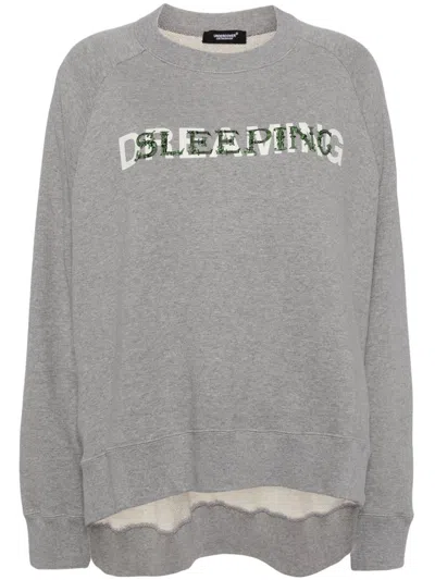 Undercover Slogan-printed Sweatshirt In Grey