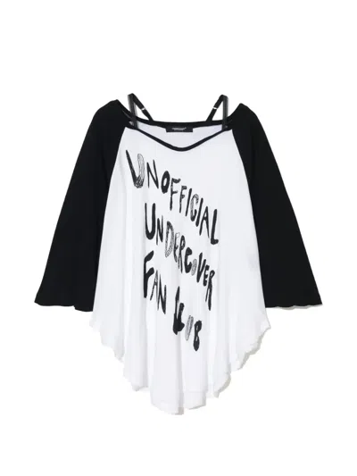 Undercover Slogan-print Raglan-sleeve T-shirt In Animal Print
