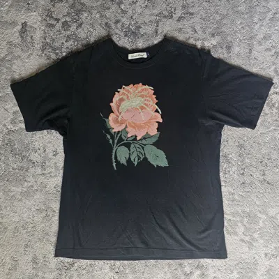 Pre-owned Undercover Spider Flower Tee 08 / 09 In Black
