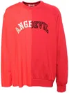 Undercover Spliced Sweatshirt In Red