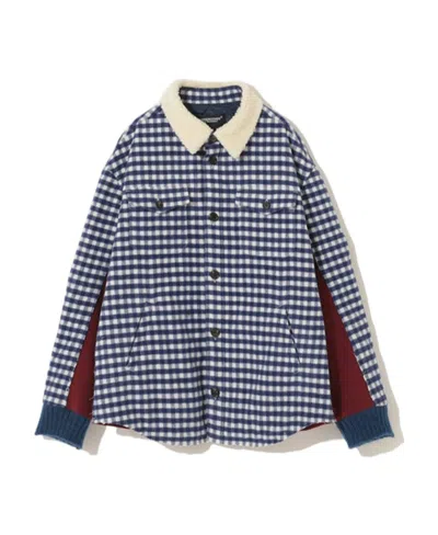 Undercover Splicing Details Long-sleeved Casual Jacket In Blue