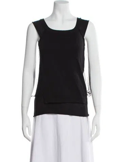 Pre-owned Undercover Square Neckline Sleeveless Top In Gray