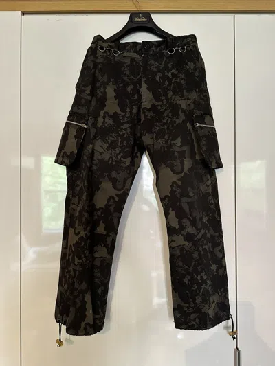 Pre-owned Undercover Ss03 “scab” Camo Cargos In Black