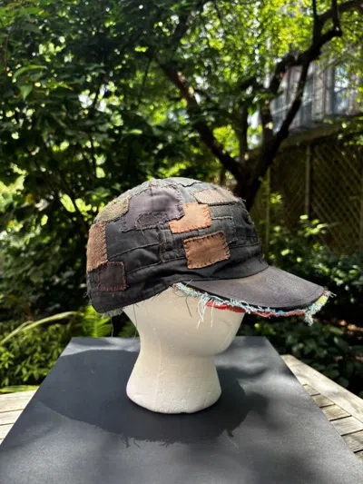 Pre-owned Undercover Ss03  Scab Patch Cap In Black