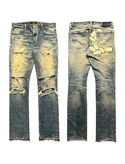 Pre-owned Undercover Ss05 “but Beautiful” Denim In Blue