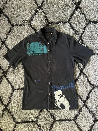 Pre-owned Undercover Ss06 “t” Button-up Shirt Black | 2