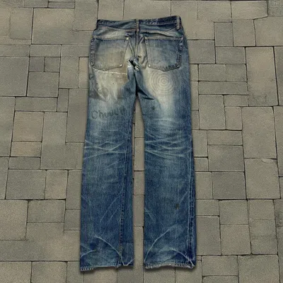 Pre-owned Undercover Ss06  “chuuut!” Denim In Blue