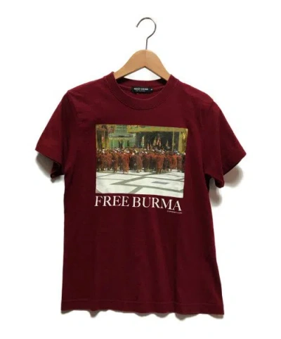 Pre-owned Undercover Ss08 Free Burma Tee In Burgundy