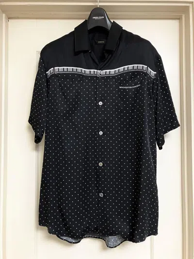 Pre-owned Undercover Ss17 Piano Shirt In Black