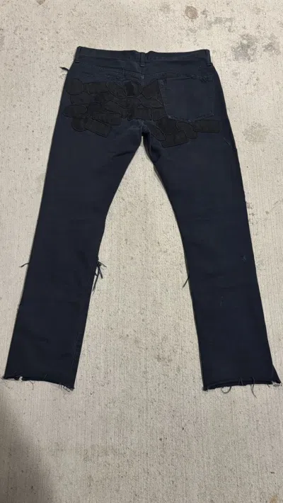 Pre-owned Undercover Ss2005 But Beautiful Ii 58 Denim In Black