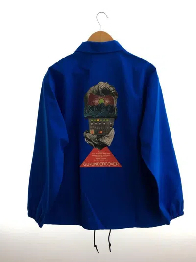 Pre-owned Undercover Ss21 Gu Synth Head Coach Jacket In Blue