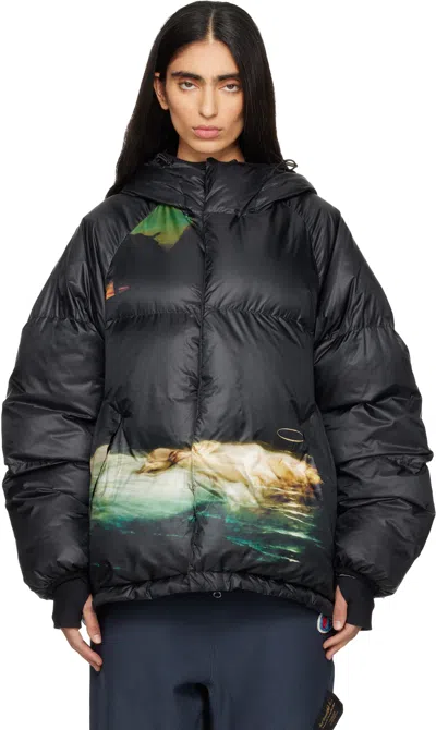 Undercover Ssense Exclusive Black Uc2e9204 Down Jacket