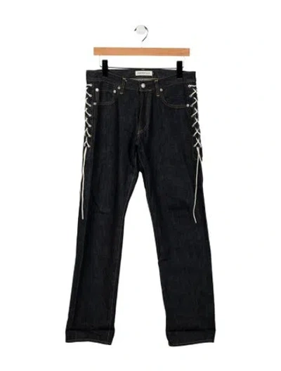 Pre-owned Undercover Straight-leg Jeans In Black