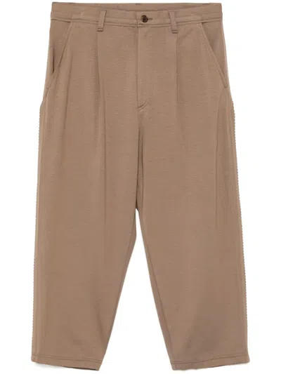 Undercover Stretch Tapered Trousers In Neutrals
