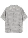 Undercover Striped Shirt In Grey