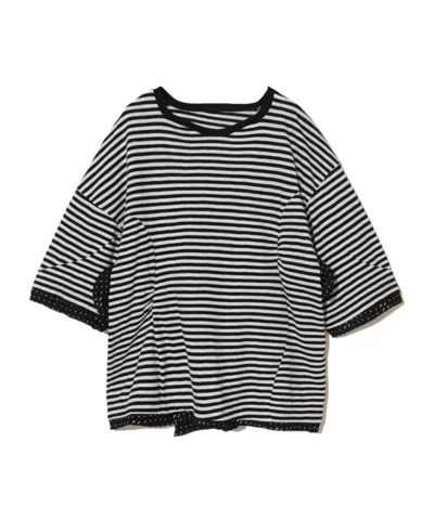 Undercover Striped T-shirt In Black