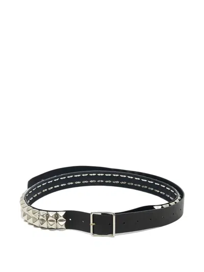 Undercover Stud-embellished Belt In Black