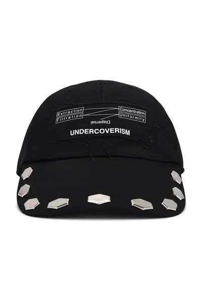 Undercover Studded Cap In Black