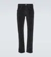 Undercover Studded Cotton Corduroy Slim Pants In Black