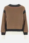 Undercover Wool Blend Jumper In Brown