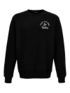 Undercover "sun Brain" Crew Neck Sweatshirt In Black