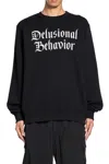 Undercover Uc2e4892-1 Delusional Behavior Sweatshirt In Black