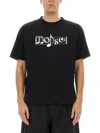 Undercover Black Graphic Short-sleeve T-shirt With Musical Design In Black