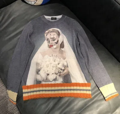 Pre-owned Undercover Takahashi Shield Uc Show Sweater - Dmc In Blue