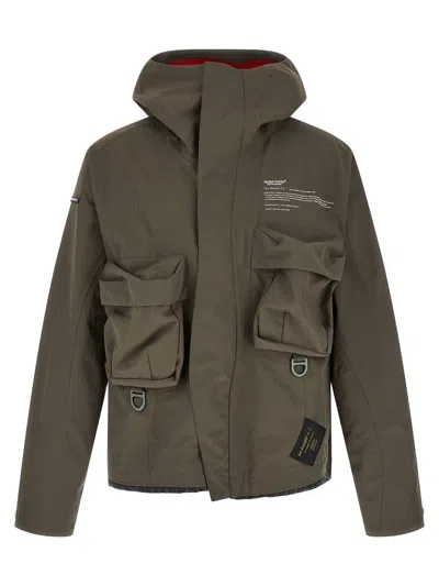 Undercover Technical Nylon Parka In Green
