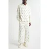 Undercover Teddy Bear Print Pajamas In White