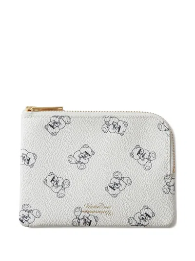 Undercover Teddy-print Zip-around Purse