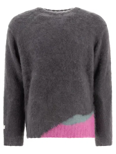 Undercover Textured Knitwear In Grey
