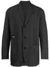 Undercover Textured Single-breasted Blazer In Black