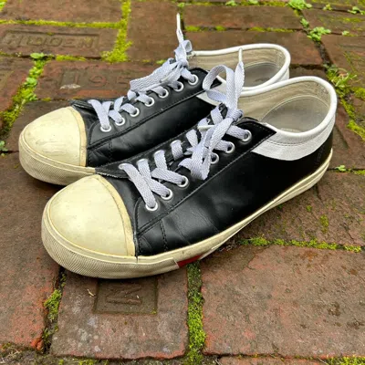 Pre-owned Undercover Toe Cap Leather Shoes In Black