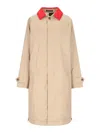 Undercover X Fragment Design Cotton Trench Coat In Beige