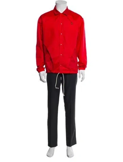 Pre-owned Undercover Trench Coat In Red