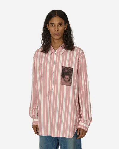 Undercover Twin Peaks Striped Shirt In Red