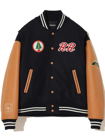 Undercover Twin Peaks Varsity Jacket In Multicolor