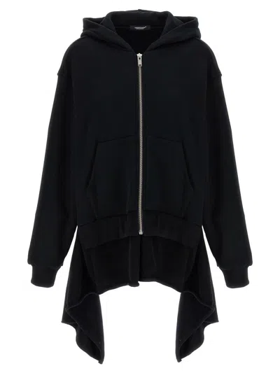UNDERCOVER UNDERCOVER TWO-MATERIAL HOODIE
