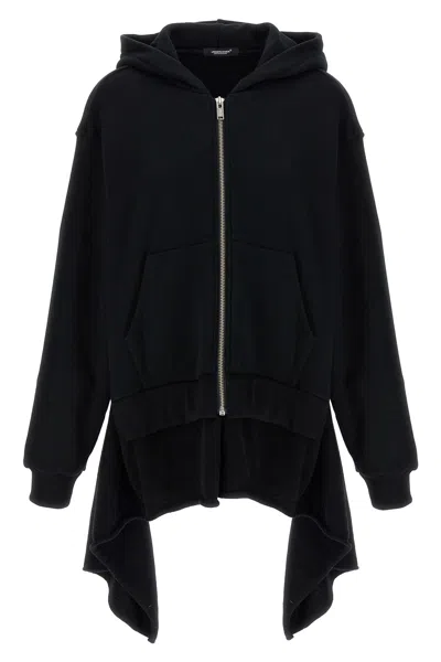 UNDERCOVER UNDERCOVER TWO-MATERIAL HOODIE