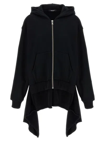 UNDERCOVER UNDERCOVER TWO-MATERIAL HOODIE