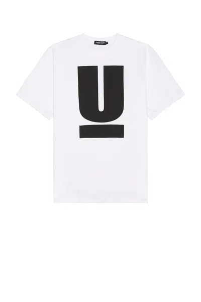 Undercover U Logo Tee In White
