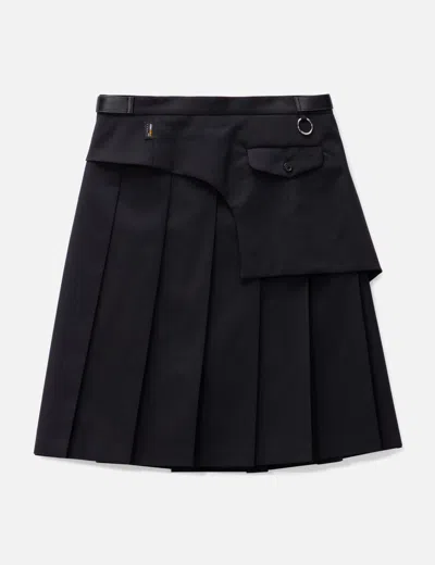 Undercover Uc1d4601-1 Pleated Skirt In Black
