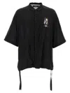 Undercover Uc1e4401-2 Portrait Painting Patchwork Short Sleeve Shirt