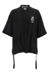 Undercover Uc1e4401-2 Portrait Painting Patchwork Short Sleeve Shirt