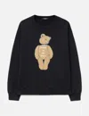 Undercover Bear Graphic Pullover In Blue