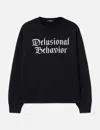 Undercover Uc2e4892-1 Delusional Behavior Sweatshirt In Black