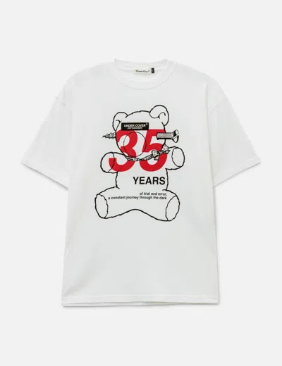 Undercover Uc2f3801 35th Anniversary Bear Short Sleeve T-shirt In White